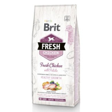 Сухой корм для щенков Brit Fresh Chicken with Potato Puppy Healthy Growth 12 кг (курица)