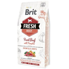 Сухий корм для цуценят та молодих собак великих порід Brit Fresh Beef Pumpkin Puppy Junior Growth & Joints 2,5 кг (яловичина)
