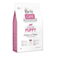 Сухий корм для цуценят всіх порід Brit Care GF Puppy Salmon & Potato 3 кг (лосось)