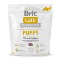 Сухий корм для цуценят всіх порід Brit Care Puppy Lamb & Rice 1 кг (ягня та рис)