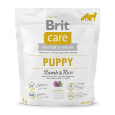 Сухий корм для цуценят всіх порід Brit Care Puppy Lamb & Rice 1 кг (ягня та рис)