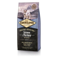 Сухий корм для цуценят всіх порід Carnilove Salmon & Turkey Puppy 12 кг (лосось та індичка)