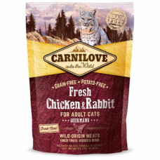Сухий корм для дорослих котів Carnilove Fresh Chicken & Rabbit 400 г (курка та кролик)