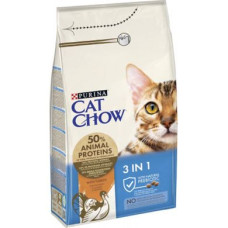 Сухий корм для дорослих котів Cat Chow 3in1 1,5 кг (індичка)
