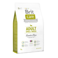 Сухий корм для дорослих собак дрібних порід (вагою до 10 кг) Brit Care Adult Small Breed Lamb & Rice 7,5 кг (ягня та рис)