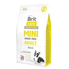 Сухий корм для дорослих собак мініатюрних порід Brit Care Mini GF Adult Lamb 2 кг (ягня)