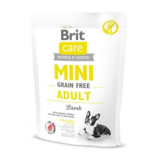 Сухий корм для дорослих собак мініатюрних порід Brit Care Mini GF Adult Lamb 400 г (ягня)