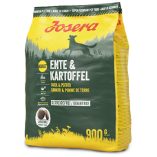 Сухий корм для дорослих собак усіх порід Josera Ente & Potatoes 900 г (качка)