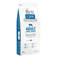 Сухий корм для дорослих собак великих порід (вагою від 25 кг) Brit Care Adult Large Breed Lamb & Rice 12 кг (ягня та рис)