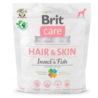 Сухой корм для взрослых собак всех пород Brit Care Dog Insect Fish 1 кг (насекомые и рыба)