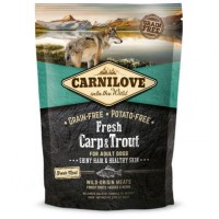 Сухой корм для взрослых собак всех пород Carnilove Fresh Carp & Trout 1,5 кг (рыба)