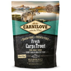 Сухой корм для взрослых собак всех пород Carnilove Fresh Carp & Trout 1,5 кг (рыба)
