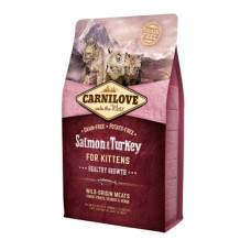 Сухий корм для кошенят Carnilove Cat Salmon & Turkey Kitten 2 кг (лосось та індичка)