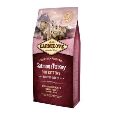 Сухий корм для кошенят Carnilove Cat Salmon & Turkey Kitten 6 кг (лосось та індичка)