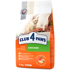 Сухий корм для кошенят Club 4 Paws Premium 5 кг (курка)