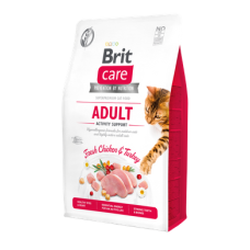 Сухий корм для котів Brit Care Cat GF Adult Activity Support 2 кг (курка і індичка)