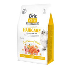 Сухий корм для котів Brit Care Cat GF Haircare Healthy & Shiny Coat 400 г (курка і лосось)