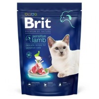 Сухий корм для котів із чутливим травленням Brit Premium by Nature Cat Sensitive 800 г (ягня)