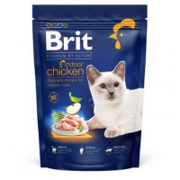Сухий корм для котів, які живуть у приміщенні Brit Premium by Nature Cat Indoor 800 г (курка)