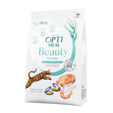 Сухий корм для котів Optimeal Beauty Fitness Healthy Weight & Joints 4 кг (морепродукти)