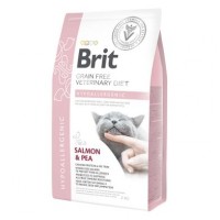 Сухой корм для кошек, при пищевой аллергии Brit GF Veterinary Diet Hypoallergenic 2 кг (лосось)