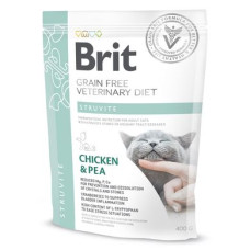 Сухий корм для котів, при захворюваннях сечовивідних шляхів Brit GF Veterinary Diet Struvite 400 г (курка)