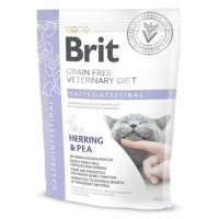 Сухий корм для котів, при захворюваннях шлунково-кишкового тракту Brit GF Veterinary Diet Gastrointestinal 400 г (оселедець)