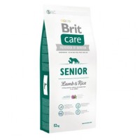 Сухий корм для літніх собак всіх порід Brit Care Senior Lamb & Rice 12 кг (ягня та рис)