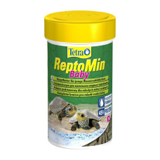 Сухий корм для маленьких водоплавних черепах Tetra в паличках «ReptoMin Baby» 100 мл