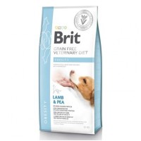 Сухий корм для собак, для зниження ваги Brit GF Veterinary Diet Dog Obesity 12 кг (ягня)