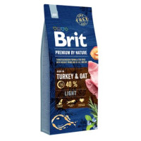 Сухий корм для собак із зайвою вагою Brit Premium Light 15 кг (індичка)