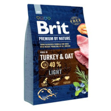 Сухий корм для собак із зайвою вагою Brit Premium Light 3 кг (індичка)