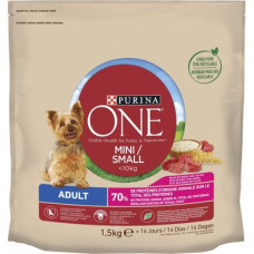 Сухий корм для собак малих порід Purina One Mini 1,5 кг (яловичина та рис)