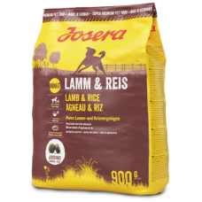 Сухий корм для собак схильних до алергії Josera Lamb & Rice 900 г (ягня та рис)