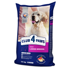 Сухий корм для собак великих порід Club 4 Paws Premium 14 кг (курка)