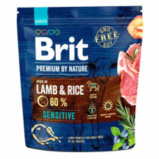 Сухий корм для собак з чутливим травленням Brit Premium Sensitive Lamb & Rice 1 кг (ягня)
