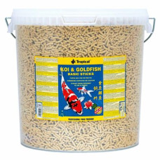 Сухий корм для ставкових риб Tropical в паличках «Koi & Goldfish Basic Sticks» 21 л (для всіх ставкових риб)