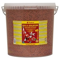 Сухий корм для ставкових риб Tropical в паличках «Koi & Goldfish Colour Sticks» 21 л (для всіх ставкових риб)