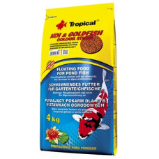 Сухий корм для ставкових риб Tropical в паличках «Koi & Goldfish Colour Sticks» 50 л (для всіх ставкових риб)