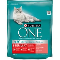 Сухой корм для стерилизованных кошек Purina One Sterilised 800 г (лосось)