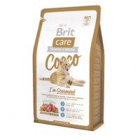 Сухий корм для вибагливих котів з чутливим травленням Brit Care Cat Cocco I am Gourmand 2 кг (качка та лосось)