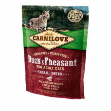 Сухий корм для виведення шерсті у котів Carnilove Cat Duck & Pheasant - Hairball Controll 400 г (качка та фазан)