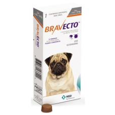 Таблетки для собак MSD Animal Health «Bravecto» (Бравекто) від 4,5 до 10 кг, 1 таблетка (від зовнішніх паразитів)