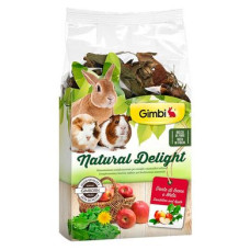 Трав'яний мікс для гризунів GimBi Natural Delight кульбаба і яблука, 100 г
