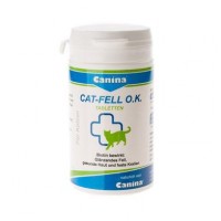 Вітаміни для котів Canina «Fell O.K.» 100 таблеток, 50 г (для шкіри та шерсті)