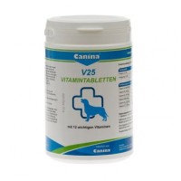 Вітамінний комплекс Canina V25 Vitamintabletten для собак 700 г 210 таб