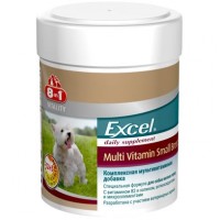 Витамины для собак мелких пород 8in1 Excel «Multi Vitamin Small Breed» 70 таблеток (мультивитамин)