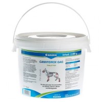 Вітаміни для собак великих порід Canina «Canhydrox GAG» 1200 таблеток, 2 кг (для суглобів)