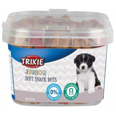 Вітамінізовані ласощі для цуценят Trixie Junior Soft Snack Dots з кальцієм, 140 г (курка і ягня)
