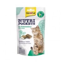 Вітамінні ласощі для котів GimCat Nutri Pockets Котяча м'ята + Мультивітамін 60 г
